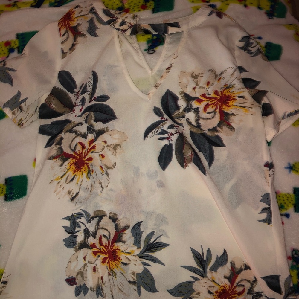 Flower nice t shirt